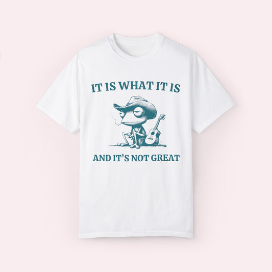 It is What it is and it's not Great - Unisex Frog Shirt