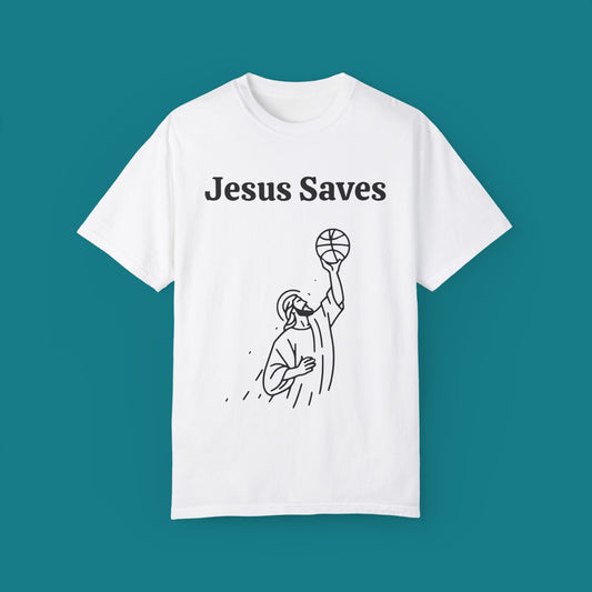 Jesus Saves - Unisex Cotton Shirt